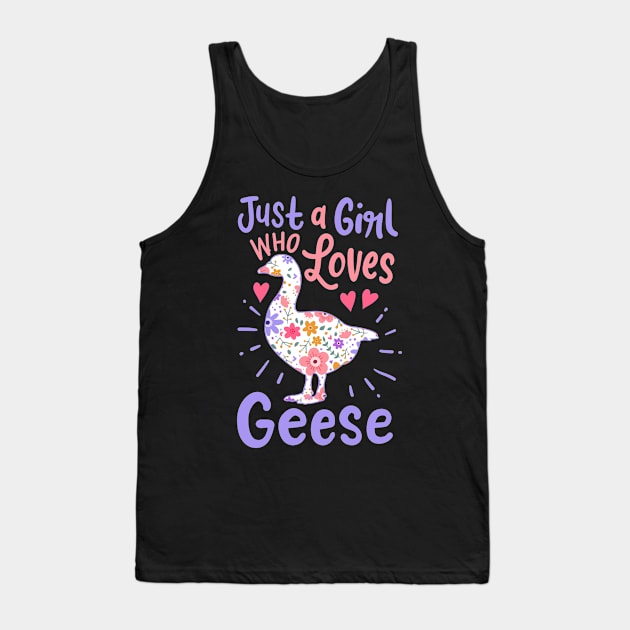 Geese Goose Geese Lover Tank Top by KAWAIITEE